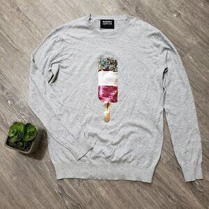 Markus Lupfer Ice Pop Popsicle Sequin Shirt Sz S